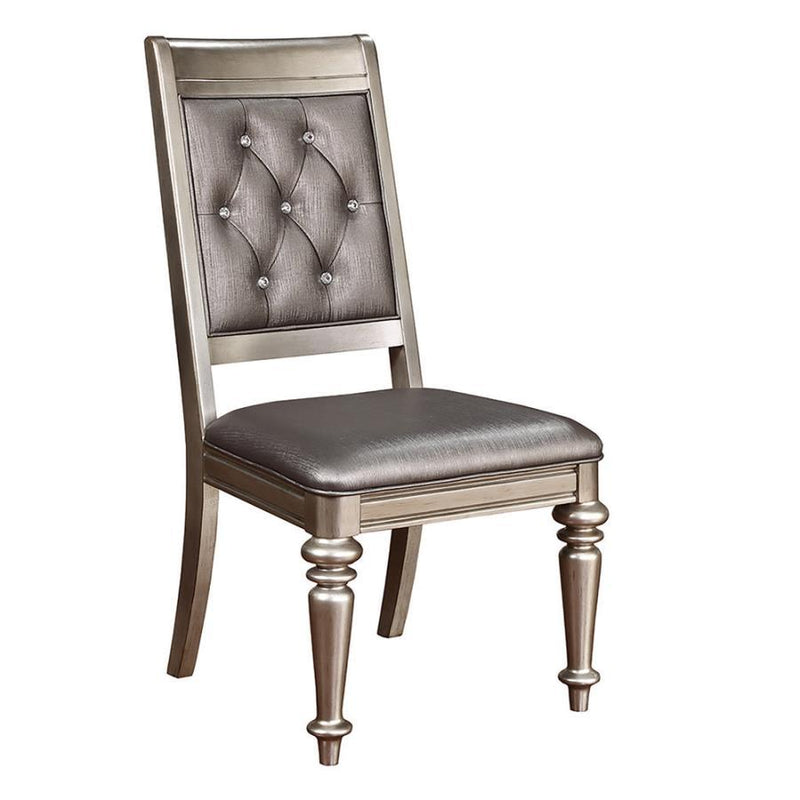 Bling Game - Open Back Side Chairs (Set of 2) - Metallic