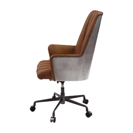 Salvol - Office Chair - Sahara Leather & Aluminum