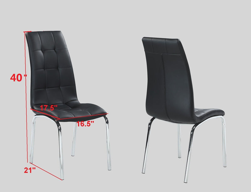 Jetta - Side Chair (Set of 4) - Black