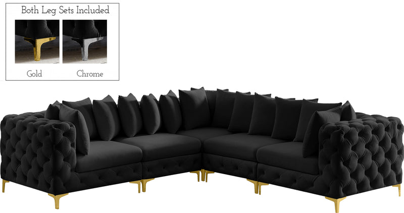 Tremblay - Modular Sectional 5 Piece - Black