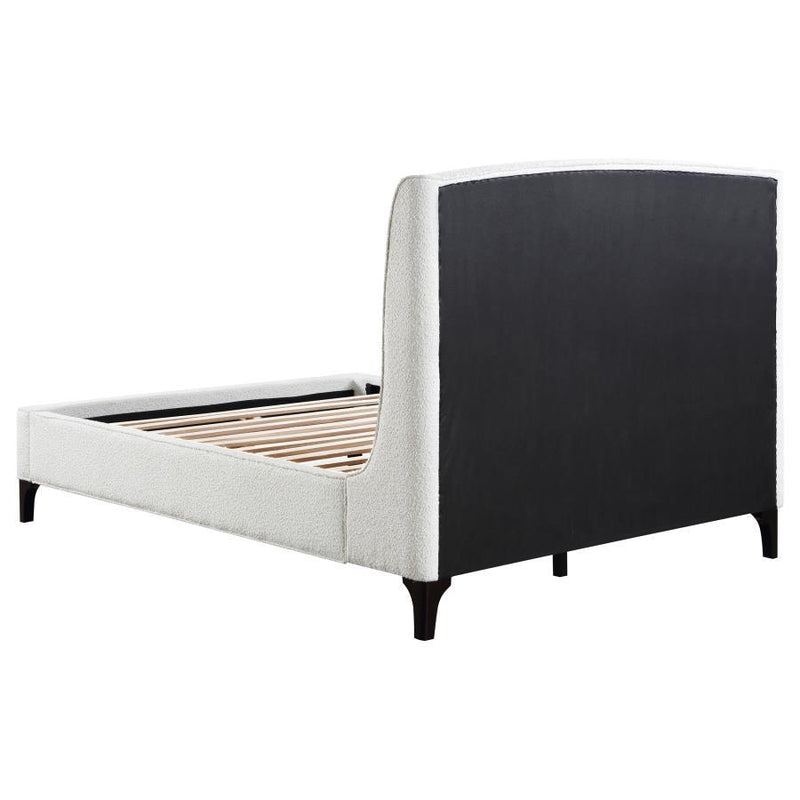 Mosby - Upholstered Curved Headboard Platform Bed
