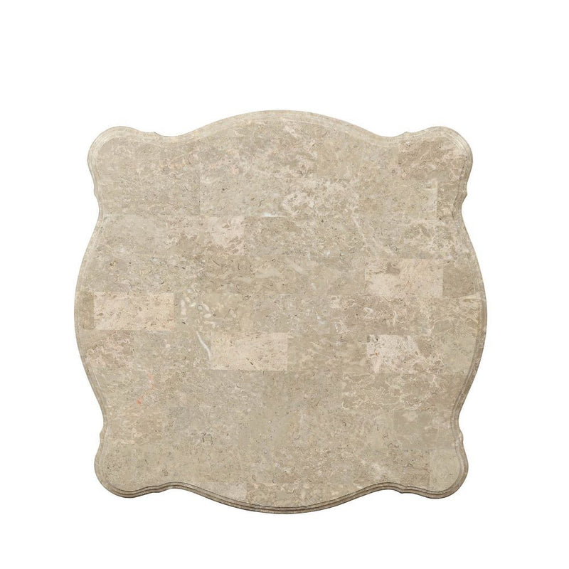 Ranita - End Table - Marble & Champagne