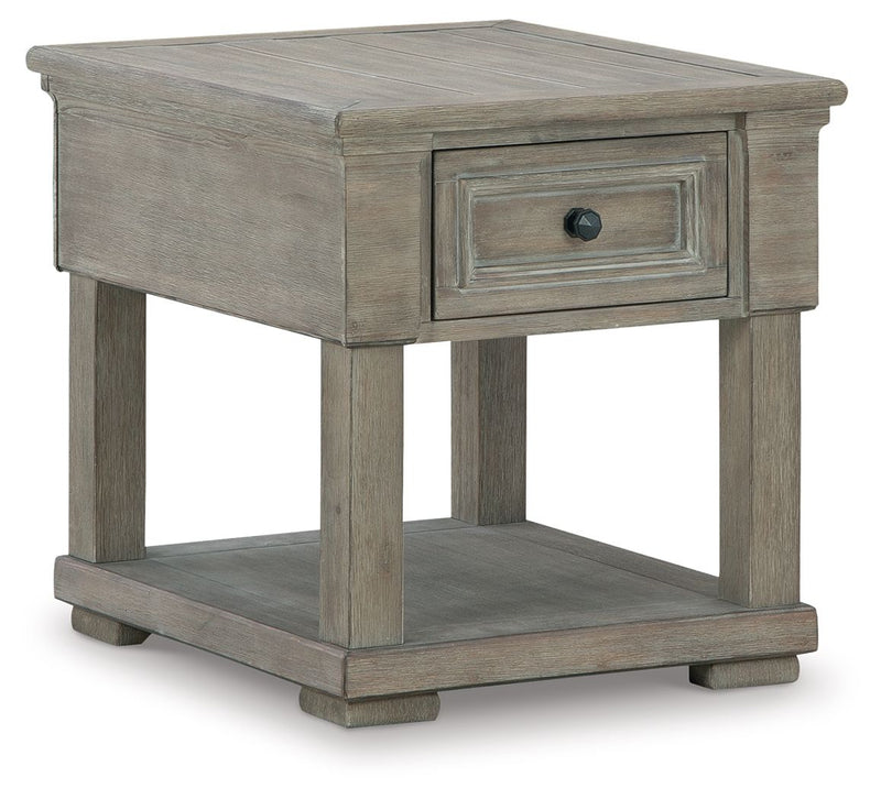 Moreshire - Bisque - Rectangular End Table