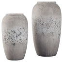 Dimitra - Vase Set (Set of 2) - Brown / Cream