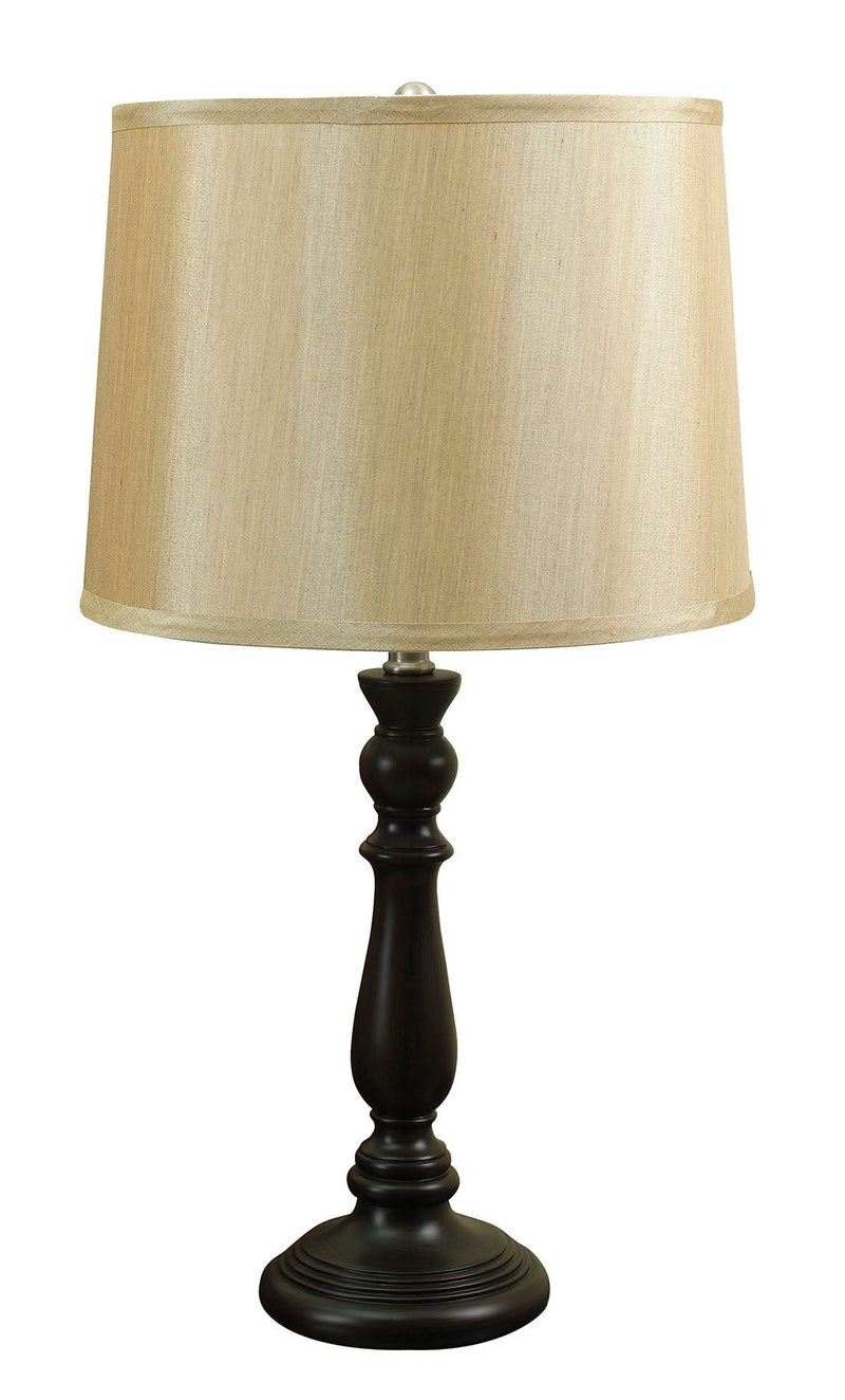 Baylee - Table Lamp (Set of 2) - Gold Shade, Espresso