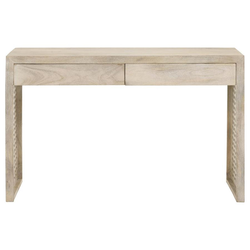 Rickman - 2-Drawer Wood Entryway Console Table - White Washed